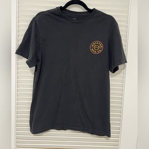 Brixton T-Shirt black/gold/red, Men’s Small